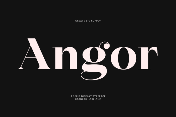 Angor Font: How a Bold Serif Transformed a Brand Project
