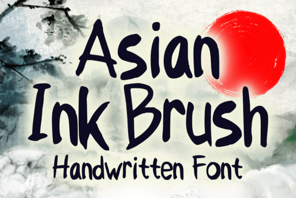 Asian Ink Brush: A Handwritten Typeface for Editorial Warmth and Personality