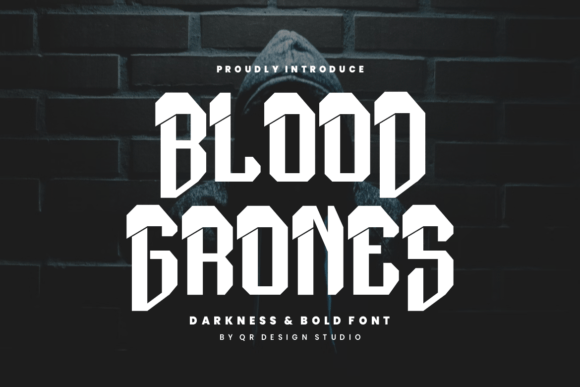 Blood Grones Font: A Display Typeface for Bold Marketing Visuals