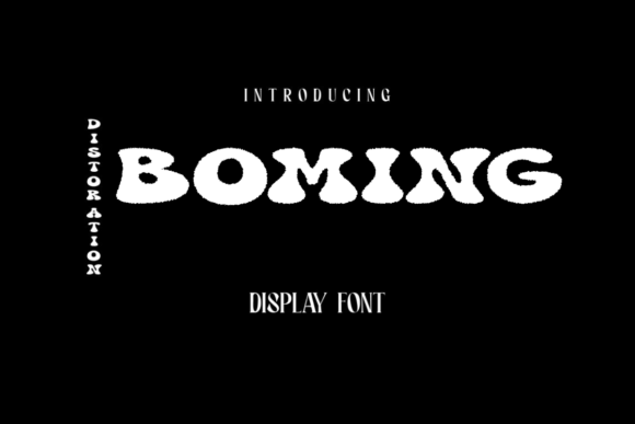 Boming: A Handwritten Display Font for Handmade Products