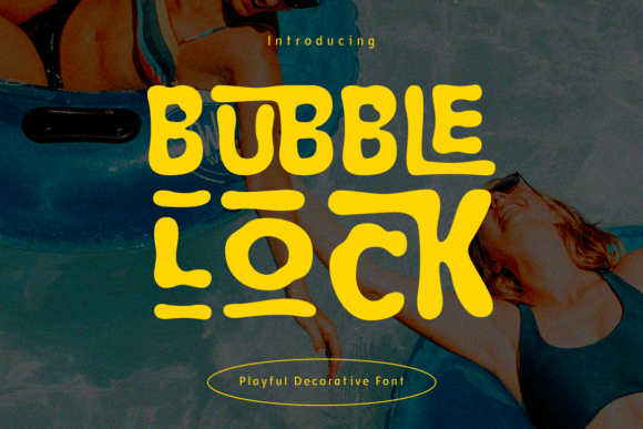 Bubblelock: A Playful Display Font for Small Business Branding