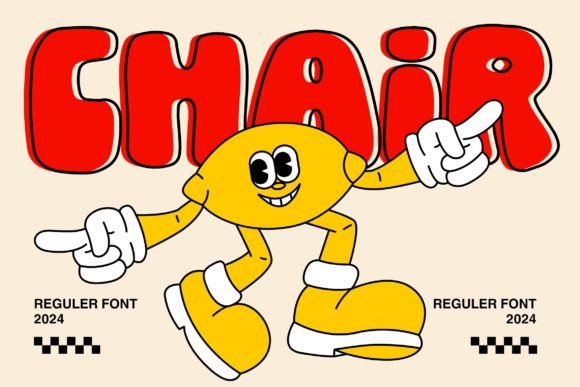 Chair: A Playful Display Font for Editorial Design