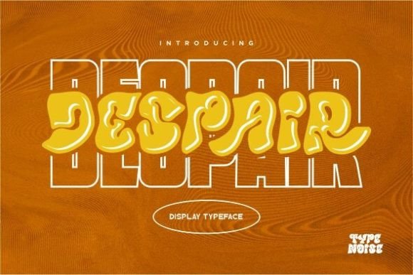 Despair Retro: A Vintage Display Font for Editorial Design