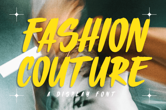 Fashion Couture Font: Bold Displays for Handmade Products