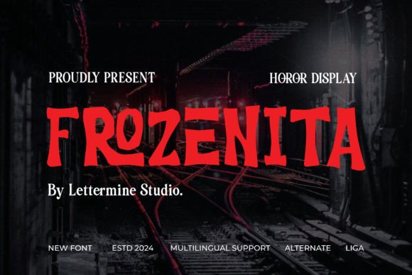 Frozenita: A Display Font Built for Digital Impact