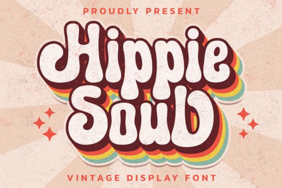 Hippie Soul: A Groovy Display Font for Modern Web Design