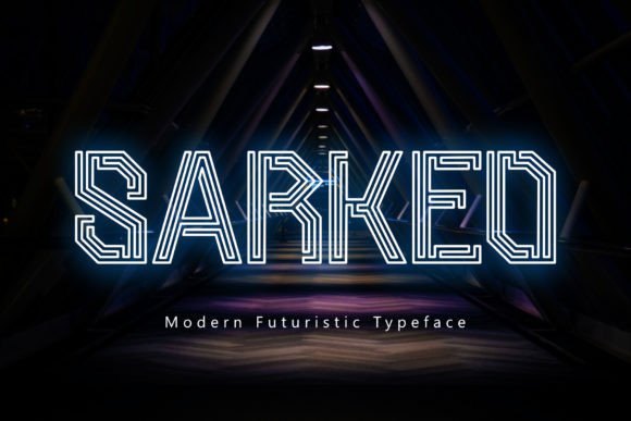 How Sarkeo Futuristic Font Gives Handmade Products a Modern Edge