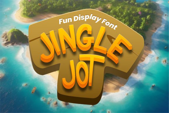 Jingle Jot Display Font for Playful Digital Experiences