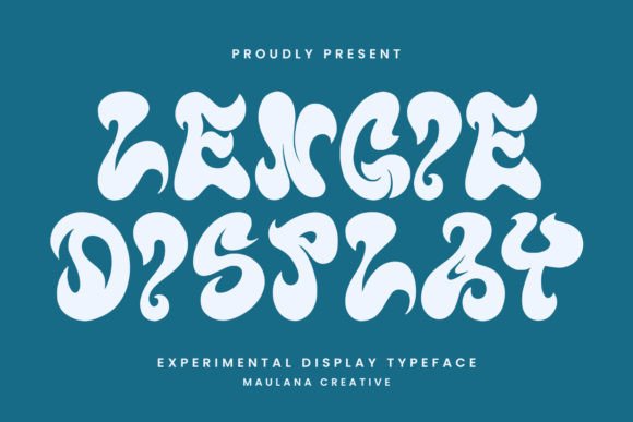 Lengie: A Psychedelic Display Font for Creative Branding