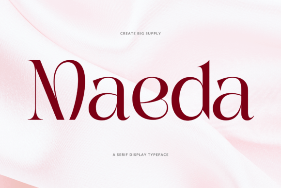 Maeda: A Display Font Built for Campaign Impact