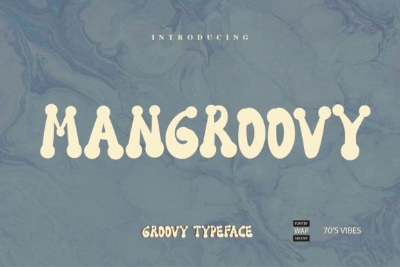 Mangroovy Font: A Retro Display Typeface for Bold Brand Messaging