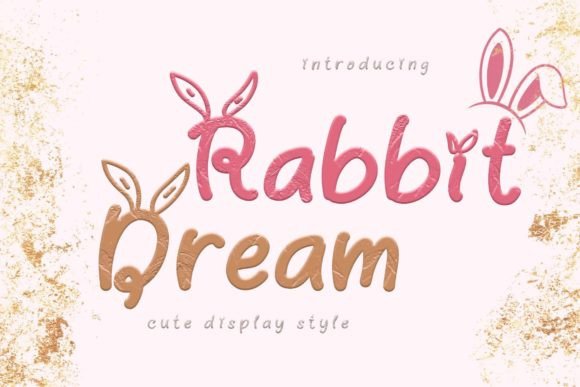 Rabbit Dream: A Playful Display Font for Web Design