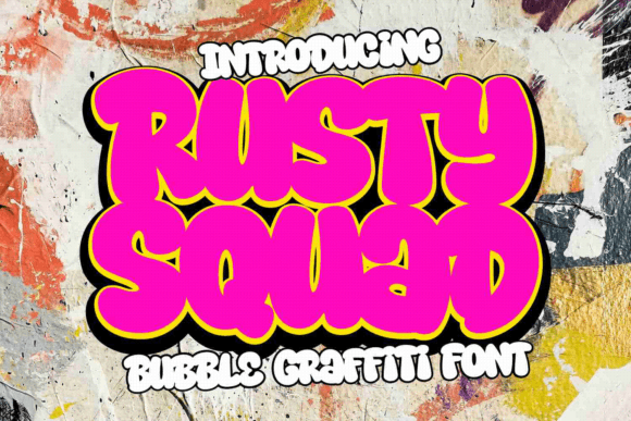 Rusty Squad: A Display Font That Brings Raw Character to Branding