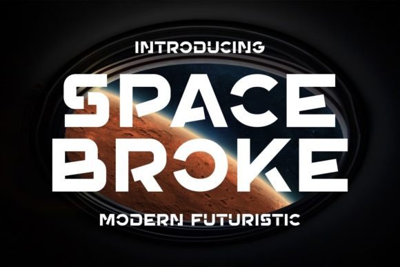Space Broke Font Review: A Display Typeface That Breaks the Mold
