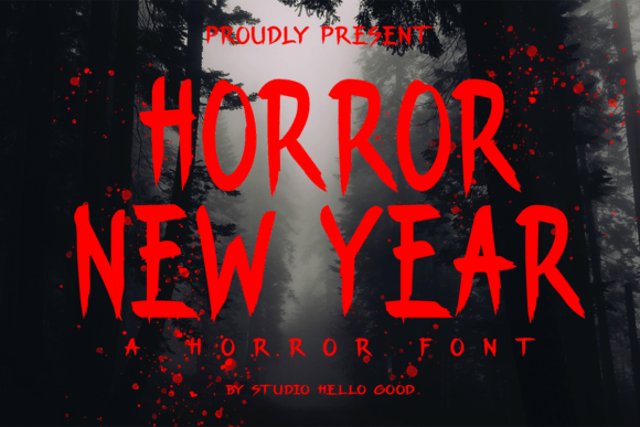 Testing Horror New Year: A Web Designer’s Take on This Chilling Display Font