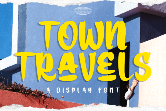 Testing Town Travels: A Display Font That Adds Edge to Modern Web Design