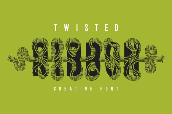 Twisted Ribbon Brings Woven Elegance to Digital Display Typography