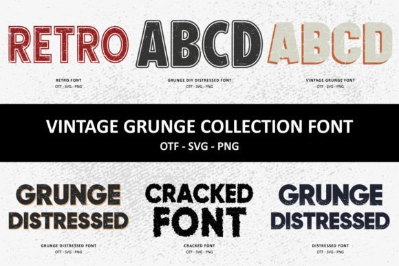 Vintage Grunge Collection for Editorial Design