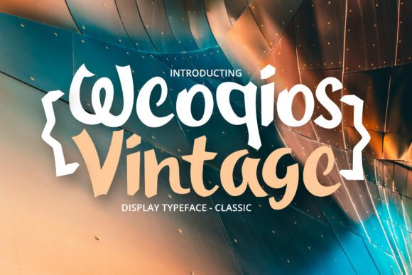 Weoqios Vintage: A Display Font That Brings Character to Web Design